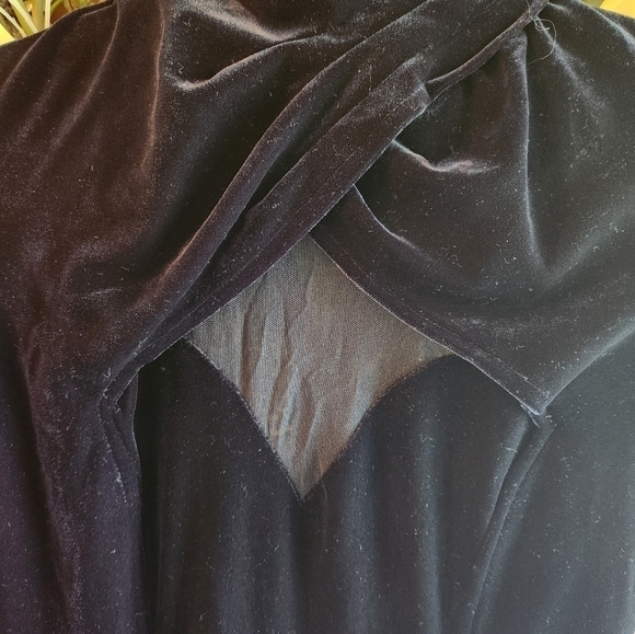 Womens betsy & adam velvet dress - Picture 3 of 11